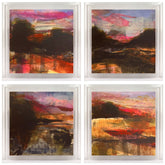 Rugged IV, VI, VII, VIII - High Resolution Giclee Printed Canvas Framed in Contemporary Clear Acrylic Frame